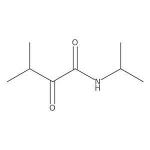 3-methyl-2-oxo-N-(propan-2-yl)butanamide结构式