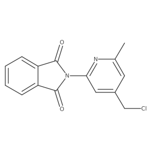 2-(4-Chloromethyl-6-methyl-pyridin-2-yl)-isoindole-1,3-dione Structure