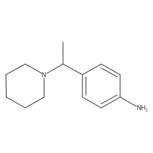 4-[1-(1-Piperidinyl)ethyl]benzenamine结构式