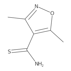 Dimethyl-1,2-oxazole-4-carbothioamide Structure