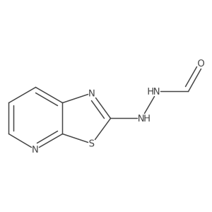 Hydrazinecarboxaldehyde, 2-thiazolo[5,4-b]pyridin-2-yl- Structure