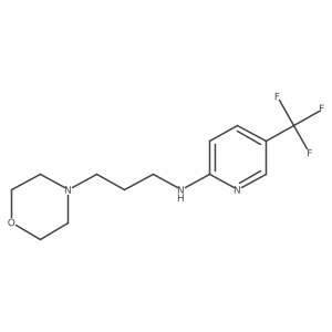 N-(3-morpholinopropyl)-5-(trifluoromethyl)pyridin-2-amine结构式