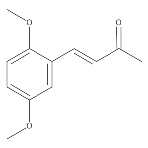 (E)-4-(2,5-dimethoxyphenyl)but-3-en-2-one结构式