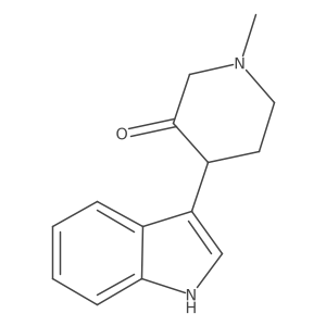 4-(1H-indol-3-yl)-1-methyl-3-Piperidinone Structure