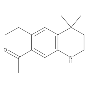1-(6-Ethyl-4,4-dimethyl-1,2,3,4-tetrahydro-quinolin-7-yl)-ethanone Structure