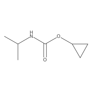 cyclopropyl N-(propan-2-yl)carbamate结构式