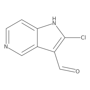 2-chloro-1H-pyrrolo[3,2-c]pyridine-3-carbaldehyde Structure