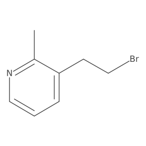 3-(2-Bromoethyl)-2-methylpyridine Structure