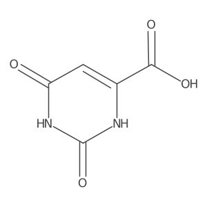 2,4-dioxo-(213C,1,3-15N2)1H-pyrimidine-6-carboxylic acid结构式