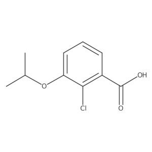 2-Chloro-3-(propan-2-yloxy)benzoic acid Structure