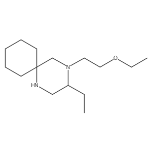 1,4-Diazaspiro[5.5]undecane, 4-(2-ethoxyethyl)-3-ethyl- Structure