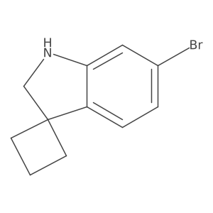 6'-Bromospiro[cyclobutane-1,3'-indoline]结构式