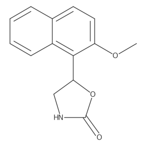 5-(2-Methoxynaphthalen-1-yl)-1,3-oxazolidin-2-one Structure