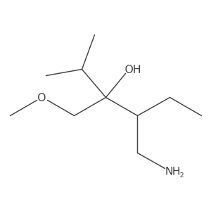 4-(Aminomethyl)-3-(methoxymethyl)-2-methylhexan-3-ol Structure