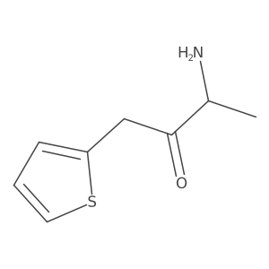 3-Amino-1-(thiophen-2-yl)butan-2-one结构式