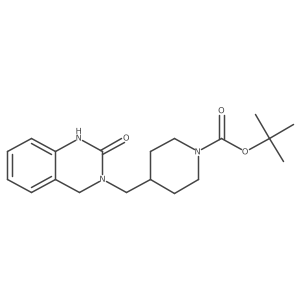 tert-Butyl 4-((2-oxo-1,2-dihydroquinazolin-3(4H)-yl)methyl)piperidine-1-carboxylate Structure