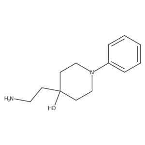4-(2-Aminoethyl)-1-phenylpiperidin-4-ol结构式