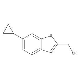 6-Cyclopropylbenzo[b]thiophene-2-methanol结构式