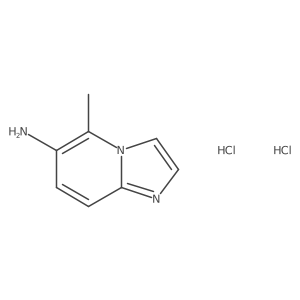 5-Methylimidazo[1,2-a]pyridin-6-amine dihydrochloride结构式