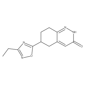 6-(3-Ethyl-1,2,4-oxadiazol-5-yl)-5,6,7,8-tetrahydrocinnolin-3(2H)-one Structure