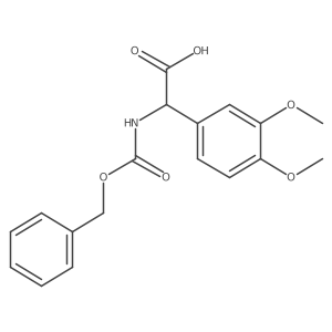 2-{[(Benzyloxy)carbonyl]amino}-2-(3,4-dimethoxyphenyl)acetic acid结构式
