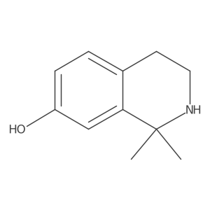 1,1-Dimethyl-1,2,3,4-tetrahydroisoquinolin-7-OL Structure