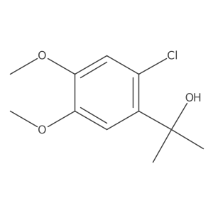 2-(2-Chloro-4,5-dimethoxyphenyl)propan-2-ol Structure