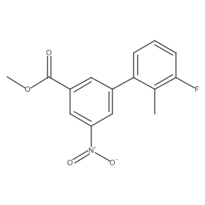 Methyl 3-(3-fluoro-2-methylphenyl)-5-nitrobenzoate Structure
