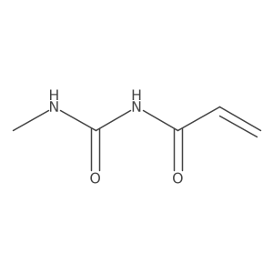 1-Methyl-3-(prop-2-enoyl)urea Structure