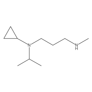 N-[3-(methylamino)propyl]-N-(propan-2-yl)cyclopropanamine Structure