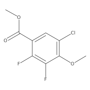 Methyl 5-chloro-2,3-difluoro-4-methoxybenzoate Structure