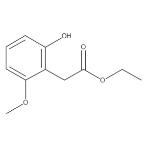 Ethyl 2-hydroxy-6-methoxybenzeneacetate Structure