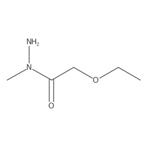 2-ethoxy-N-methylacetohydrazide Structure