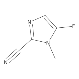 5-Fluoro-1-methyl-1H-imidazole-2-carbonitrile Structure