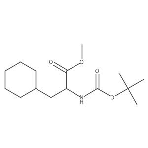L-Boc-cyclohexylalanine Methyl Ester Structure