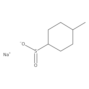 Sodium 4-methylcyclohexane-1-sulfinate Structure