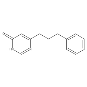 6-(3-Phenylpropyl)pyrimidin-4-ol结构式