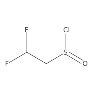 2,2-Difluoroethane-1-sulfinyl chloride结构式