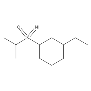 (3-Ethylcyclohexyl)(imino)(propan-2-yl)-lambda6-sulfanone结构式