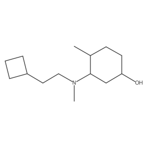 3-[(2-Cyclobutylethyl)(methyl)amino]-4-methylcyclohexan-1-ol Structure