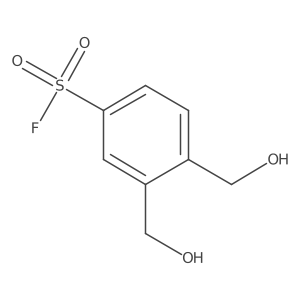 3,4-Bis(hydroxymethyl)benzene-1-sulfonyl fluoride结构式