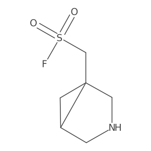 {3-Azabicyclo[3.1.0]hexan-1-yl}methanesulfonyl fluoride结构式