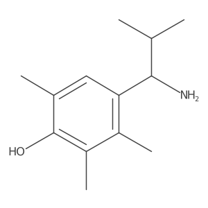 4-(1-Amino-2-methylpropyl)-2,3,6-trimethylphenol Structure