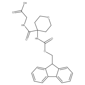 2-{[4-({[(9H-fluoren-9-yl)methoxy]carbonyl}amino)oxan-4-yl]formamido}acetic acid结构式