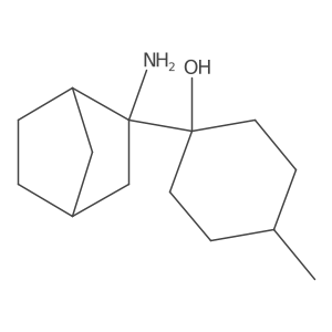 1-{2-Aminobicyclo[2.2.1]heptan-2-yl}-4-methylcyclohexan-1-ol结构式