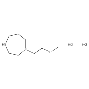 1-(2-Methoxyethyl)-1,4-diazepane dihydrochloride结构式