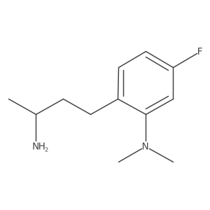 2-[(3R)-3-aminobutyl]-5-fluoro-N,N-dimethylaniline Structure