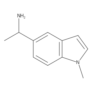 (1R)-1-(1-methyl-1H-indol-5-yl)ethan-1-amine Structure