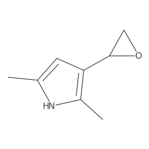 2,5-dimethyl-3-[(2S)-oxiran-2-yl]-1H-pyrrole Structure