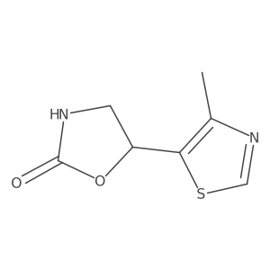 5-(4-Methyl-1,3-thiazol-5-yl)-1,3-oxazolidin-2-one Structure